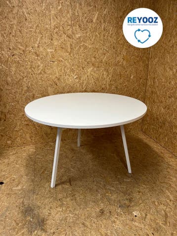 Topline nieuwe vergadertafel - rond 120cm - Hay loop ond..., Nieuw in verpakking
