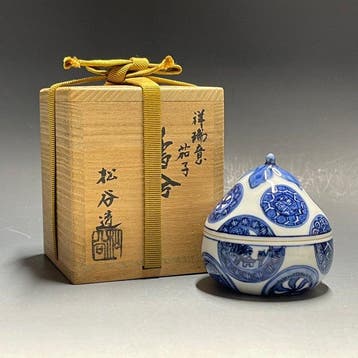 Incense Container / Kogo - Shokoku Kano / Kyo Ware -