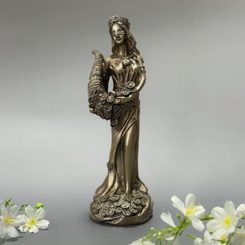 Hars Voorouderfiguur - 21.5 cm - Godin van Welvaart (Zonder