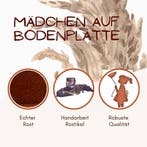 meisje met ballon | Figuur gemaakt van metaal roest patina |, Huis en Inrichting, Woonaccessoires | Overige, Verzenden, Nieuw