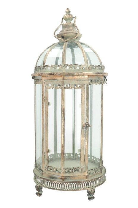 Lantaarn - Glas, Metaal, Antiek en Kunst, Kunst | Designobjecten