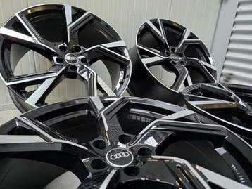 Audi E-Tron Q7 21 inch 9.5J ET36 5x112 velgen Diamond cut, Auto-onderdelen, Banden en Velgen, Ophalen of Verzenden, Nieuw, 21 inch