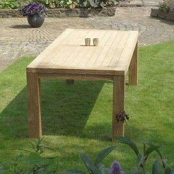 Selena Old dining tuintafel 240x100xH78 cm teak, Tuin en Terras, Tuintafels, Ophalen of Verzenden, Nieuw, Teakhout