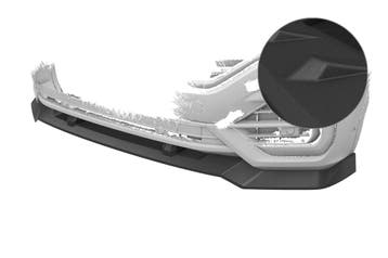 Cupspoiler voor VW Touareg 3 (Type CR) R-Line CSL813-S, Verzenden, Nieuw