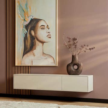 Zwevend tv meubel Vision Sand | 160 cm | Starfurn, Huis en Inrichting, Ophalen of Verzenden, Nieuw