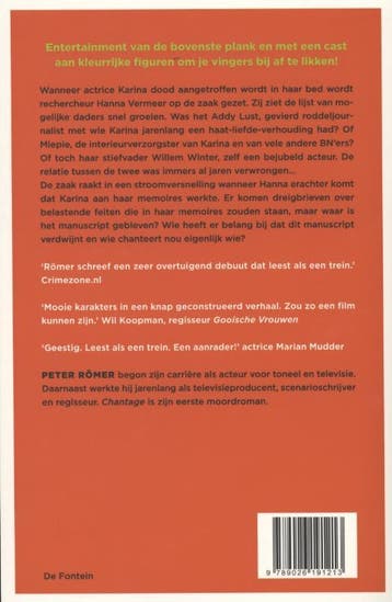 Chantage 9789026191213 Peter Romer, Verzenden, Zo goed als nieuw, Peter Romer