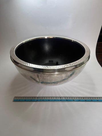 Cassetti - Ijsemmer - Aluminium, Verzilverd