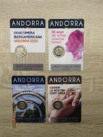 Andorra. 2 Euro 2020/2021 (4 coincards) (Zonder