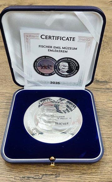 Hongarije. Medal 2026, Commemorative Medal Emil Fischer