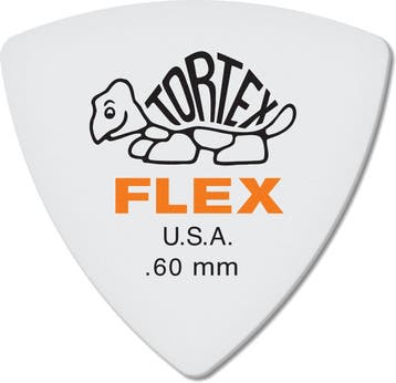 Jim Dunlop 456P060 Tortex Flex bas plectrum 0.60 mm 6-pack, Muziek en Instrumenten, Instrumenten | Toebehoren, Ophalen of Verzenden