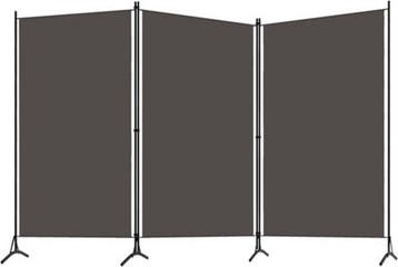 Kamerscherm - lengte 260 cm - roomdivider met - 3 panelen -, Verzenden, Nieuw