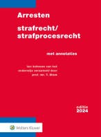 Arresten strafrechtstrafprocesrecht 2024 9789013176186, Boeken, Studieboeken en Cursussen, Verzenden, Zo goed als nieuw