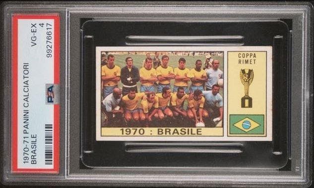 Panini 1970-71 Panini Calciatori Brasile - PSA 4 - 1 Graded, Verzamelen, Stickers