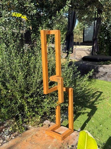 Ana Lucia B.M - Sculpture Corten - XL - No Reserve
