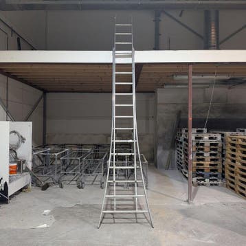 2-Delige ladder 2x 14 treeds, Nieuw