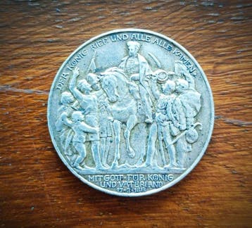 Duitsland, keizerrijk Wilhelm II. 3 Mark 1913, Preussen, Postzegels en Munten, Munten | Europa | Niet-Euromunten