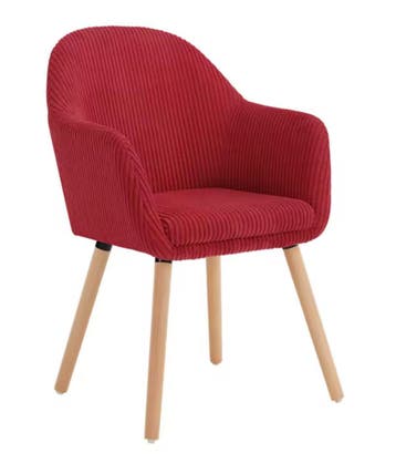Nieuw Eetkamerstoel met Armleuning – Corduroy Design, Verzenden, Nieuw, Eén