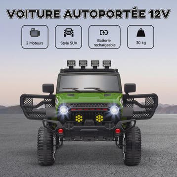 Groene Elektrische Off-road Kinderauto met 2.4 GHz Afstandsb, Verzenden, Nieuw