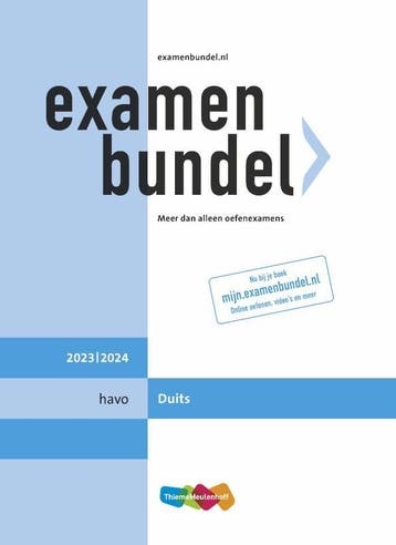 Examenbundel havo Duits 20232024 9789006648201, Verzenden, Zo goed als nieuw