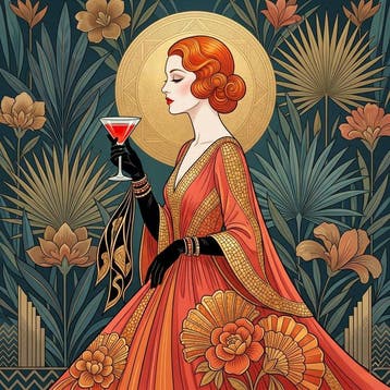 CREATIVE_HUB - Floreal time out in Erte style