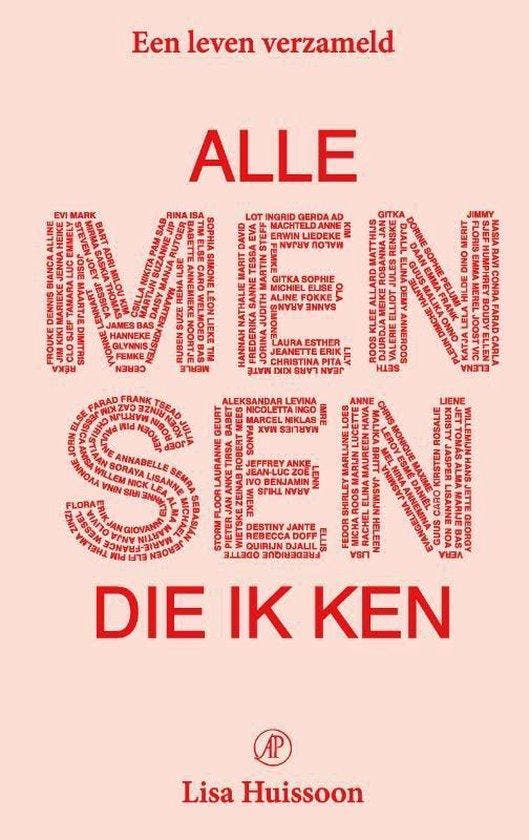 Alle mensen die ik ken, Boeken, Literatuur, Ophalen of Verzenden