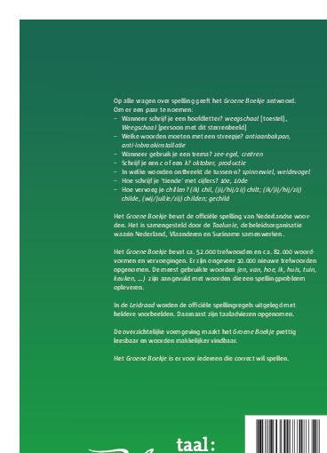 Het Groene Boekje 9789460772832, Boeken, Studieboeken en Cursussen, Zo goed als nieuw, Verzenden