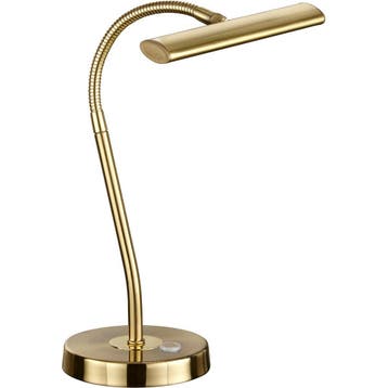 LED Bureaulamp - Trion Curty - 4W - Warm Wit 3000K - Dimbaar, Ophalen of Verzenden, Nieuw, Metaal, Overige fittingen