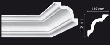 Kroonlijst Nomastyl A+ (110 x 110 mm), lengte 2 m, Ophalen of Verzenden, Nieuw