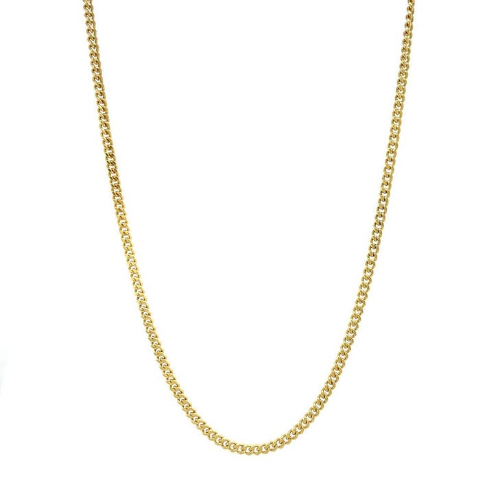 Gouden lengtecollier gourmet 70.5 cm 18 karaat, Sieraden, Tassen en Uiterlijk, Kettingen, Goud, Zo goed als nieuw, Verzenden