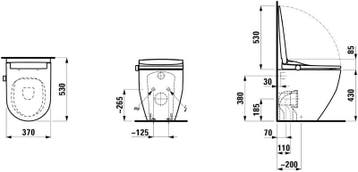 2dekans | Laufen Cleanet Pro Lite Wandhangend Douche-WC –, Ophalen of Verzenden, Zo goed als nieuw