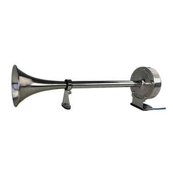 RVS Scheepshoorn 40 cm 12 volt enkel, Ophalen of Verzenden