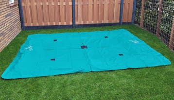 Rechthoekige Trampoline Afdekhoes Flat To The Ground 214 x, Kinderen en Baby's, Speelgoed | Buiten | Trampolines, Ophalen of Verzenden