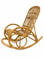 Schommelstoel - Rattan, Bamboe