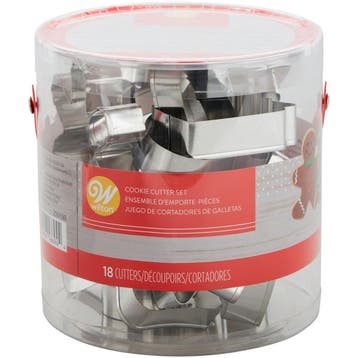 Wilton Uitstekers Kerst Assortiment Set/18, Verzenden, Nieuw