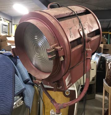 Hollywood Film Lamp - Origineel - Op Voet, Ophalen, Gebruikt