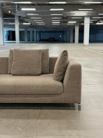 BB Italia Ray Bank | Taupe | NIEUWSTAAT + Garantie, Huis en Inrichting, 250 tot 300 cm, 100 tot 125 cm, Stof, Ophalen of Verzenden