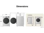 LG F164R51WRS - Wasdroger - 11/6 kg - Steam™ - Frans Display, Witgoed en Apparatuur, Wasdrogers, Verzenden, Zo goed als nieuw