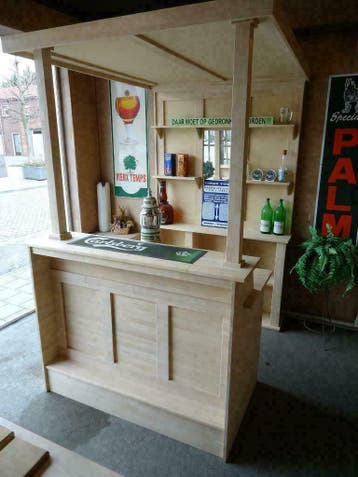 bar huisbar mancave bar thuisbar barretje bruine kroeg bar, Huis en Inrichting, Ophalen, Gebruikt