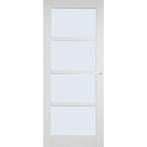 Cando binnendeur Hilton 83x211,5 (Wit, Opdek universeel), 80 tot 100 cm, Binnendeur, Nieuw, Ophalen of Verzenden