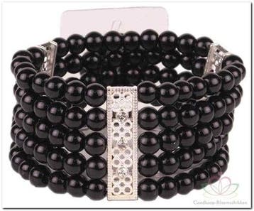 Corsage Polscorsage Simple Elegance Zwart, Ophalen of Verzenden, Nieuw
