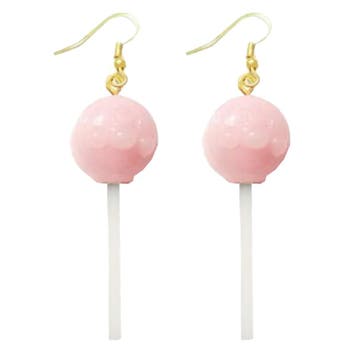 Fako Bijoux - Oorbellen - Lolly Met Gezicht Op Een Stokje -, Verzenden, Nieuw