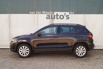 Zakelijke Lease |  SEAT Ateca 1.0 TSI 115pk Style Business I, Stof, Gebruikt, Euro 6, Zwart