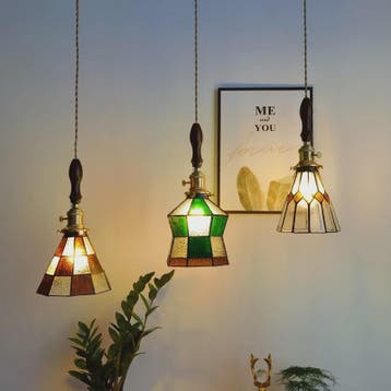 Vintage Kleurrijke Hanglamp - Luxe Decoratie voor Restaurant, Verzenden, Nieuw