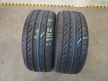 225/45/17 94Y PIRELLI ZOMERBANDEN 6,7MM PROFIEL 2X, Ophalen, Gebruikt, 17 inch, Band(en)