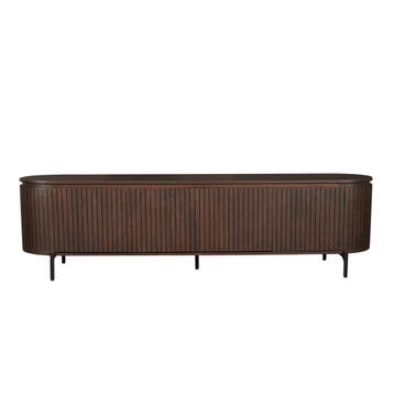 Tv meubel Solana Bruin Mangohout 210 cm | Starfurn, Huis en Inrichting, Ophalen of Verzenden, Nieuw
