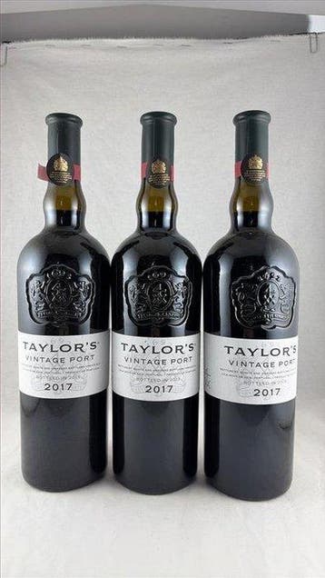 2017 Taylors - Vintage Port - Gebotteld in 2019 - Douro - 3, Verzamelen, Wijnen, Nieuw