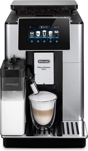 DeLonghi PrimaDonna Soul ECAM 610.55.SB - Volautomatische, Witgoed en Apparatuur, Ophalen of Verzenden, Zo goed als nieuw