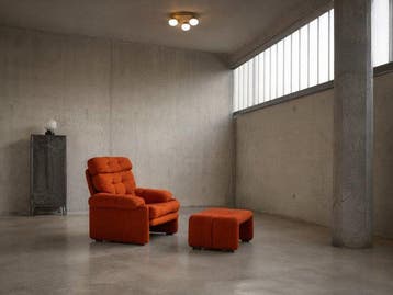 Tobia Scarpa - Coronado - Fauteuil (2) - Hout, Textiel