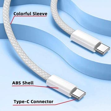 USB-C Oplaadkabel – Geschikt voor iPhone 15/16 & Samsung –, Ophalen of Verzenden, Nieuw
