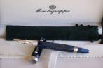 RARE et Original stylo plume 18 kts combiné MONTEGRAPPA bleu, Verzamelen, Pennenverzamelingen, Nieuw